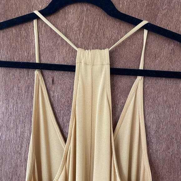 Yellow summer slowly dress - Picture 3 of 5